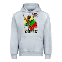 Heather Grey little melanin queen Urban Hoodie - CowGirlArtShop