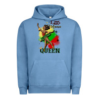 Pigment Pebble Blue little melanin queen Urban Hoodie - CowGirlArtShop