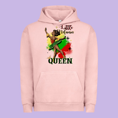 Little Melanin Queen Urban Hoodie Designed By Cowgirlartshop