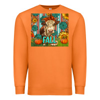 Carrot Western Fall Cow Premium Sweatshirt - LillyAllenDesigns