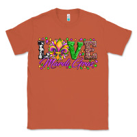 Copper love mardi gras fleur de lis sunflower leopard and beads Classic Tee - Artiststas