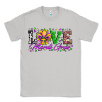 Moon Dust love mardi gras fleur de lis sunflower leopard and beads Classic Tee - Artiststas