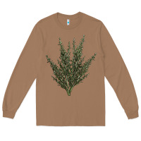 Toasted Coconut Botanical Sagebrush Illustrations Long Sleeve Tee - LillyAllenDesigns