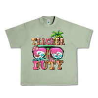 Oil Green teacher off duty Urban Heavy Tee - AdoDesignShop
