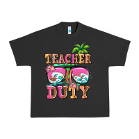 Pigment Black teacher off duty Urban Heavy Tee - AdoDesignShop
