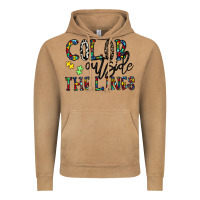 Vintage Camel color outside the lines Vintage Hoodie - CowhideDigitalArt