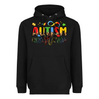 Black autism acceptance Heavyweight Hoodie - LillyAllenDesigns