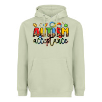 Matcha autism acceptance Heavyweight Hoodie - LillyAllenDesigns