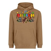 Toasted Coconut autism acceptance Heavyweight Hoodie - LillyAllenDesigns