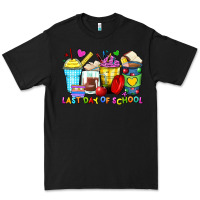 Black last day of school coffee cups Premium Tee - Zillion Design Studio