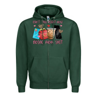 Sports Green can't talk right now doing mom shit Zipper Hoodie - MaliasSmallBusiness