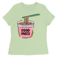 Matcha instant good vibes noodles Ladies Tee - MaliasSmallBusiness