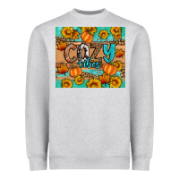 Heather Grey cozy vibes Heavyweight Sweatshirt - Artiststas