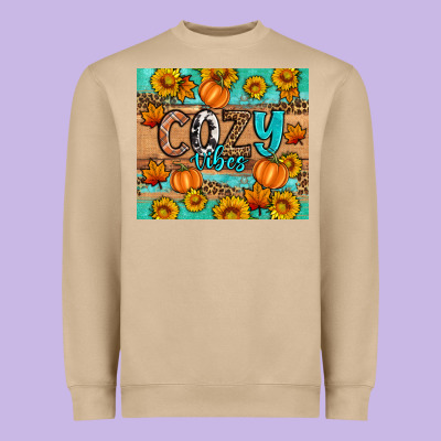 Cozy Vibes Heavyweight Sweatshirt Designed By Artiststas