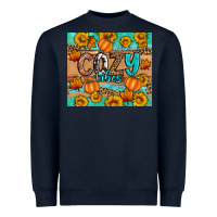 Navy cozy vibes Heavyweight Sweatshirt - Artiststas