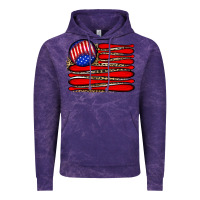 Cloud Purple leopard baseball flag5 Vintage Hoodie - JahusDesignShop