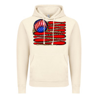 Vintage Artic leopard baseball flag5 Vintage Hoodie - JahusDesignShop