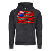 Vintage Black leopard baseball flag5 Vintage Hoodie - JahusDesignShop