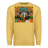 Antique Gold Fall Baby Lambs Premium Sweatshirt - LillyAllenDesigns