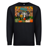 Black Fall Baby Lambs Premium Sweatshirt - LillyAllenDesigns