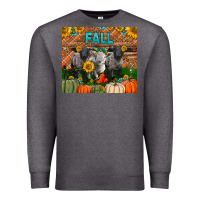 Charcoal Heather Fall Baby Lambs Premium Sweatshirt - LillyAllenDesigns