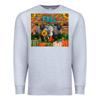 Heather Grey Fall Baby Lambs Premium Sweatshirt - LillyAllenDesigns