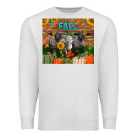 Oatmeal Heather Fall Baby Lambs Premium Sweatshirt - LillyAllenDesigns