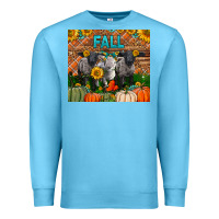 Ocean Blue Fall Baby Lambs Premium Sweatshirt - LillyAllenDesigns