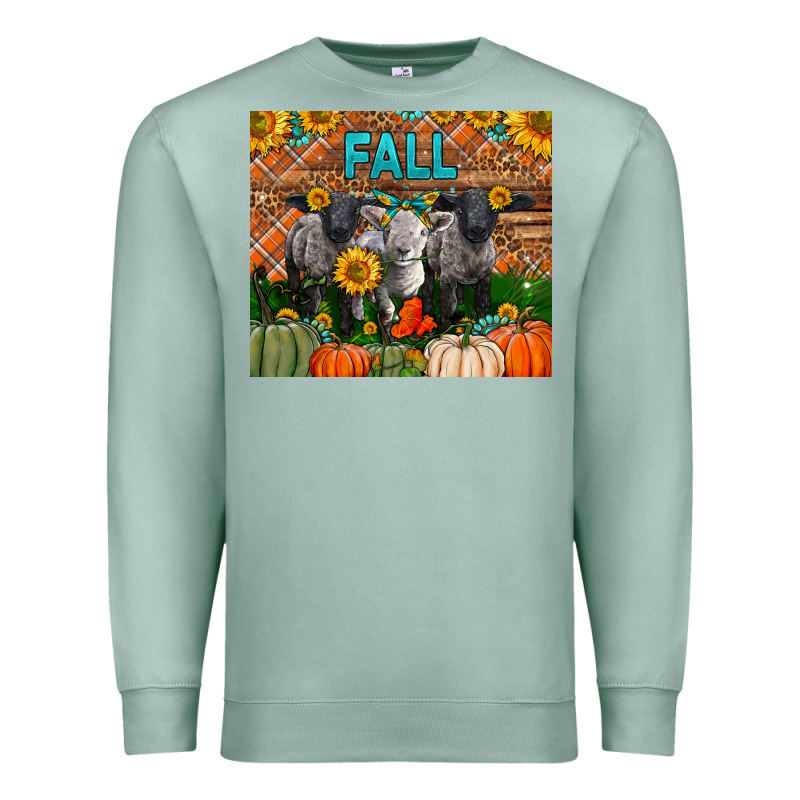 Fall Baby Lambs Premium Sweatshirt by LillyAllenDesigns | Teevron