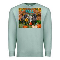 Seafoam Fall Baby Lambs Premium Sweatshirt - LillyAllenDesigns