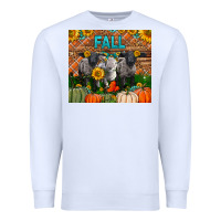 White Fall Baby Lambs Premium Sweatshirt - LillyAllenDesigns