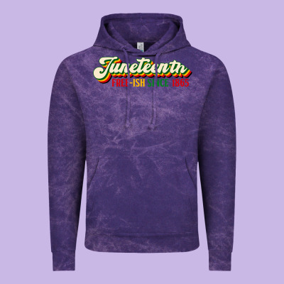 Juneteenth Free Ish Since 1865 Vintage Hoodie Designed By Hra Design Shop