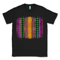 Black mardi gras western brush stroke Classic Tee - Artiststas