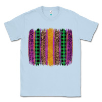 Dusty Blue mardi gras western brush stroke Classic Tee - Artiststas