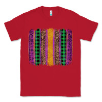 Red mardi gras western brush stroke Classic Tee - Artiststas