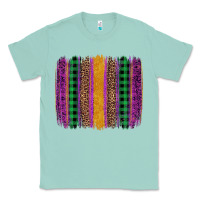 Seafoam mardi gras western brush stroke Classic Tee - Artiststas