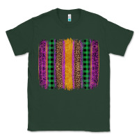 Sports Green mardi gras western brush stroke Classic Tee - Artiststas