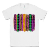 White mardi gras western brush stroke Classic Tee - Artiststas