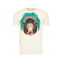 Vintage Arctic hereford indian headdress Vintage Tee - JahusDesignShop