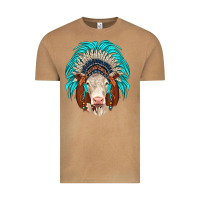Vintage Camel hereford indian headdress Vintage Tee - JahusDesignShop