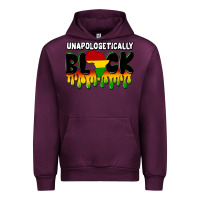 Mauve Wine unapologetically black Urban Hoodie - CowGirlArtShop