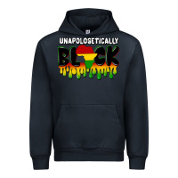 Navy unapologetically black Urban Hoodie - CowGirlArtShop