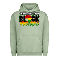 Pigment Oil Green unapologetically black Urban Hoodie - CowGirlArtShop