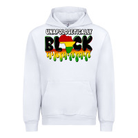 White unapologetically black Urban Hoodie - CowGirlArtShop
