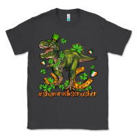 Smoke shamrockscrusher t rex and horseshoe Classic Tee - AdoDesignShop