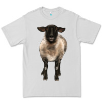 Dove Grey suffolk ewe front Premium Tee - BarkalooDesign