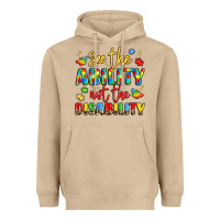 Mushroom see the ability not the disability Heavyweight Hoodie - LillyAllenDesigns