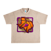 French Oak leopard basketball texas map Urban Heavy Tee - Jasminsmagicworld
