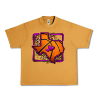 Peanut Butter leopard basketball texas map Urban Heavy Tee - Jasminsmagicworld