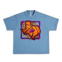 Pebble Blue leopard basketball texas map Urban Heavy Tee - Jasminsmagicworld